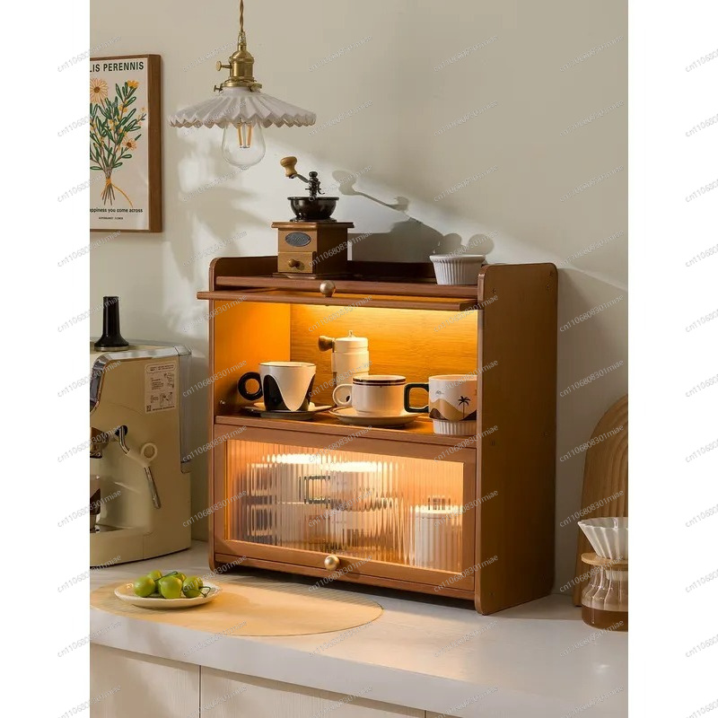 Coffee Tea Stand - Masaüstü Bardak Tutucu Depolama Rafı Çay