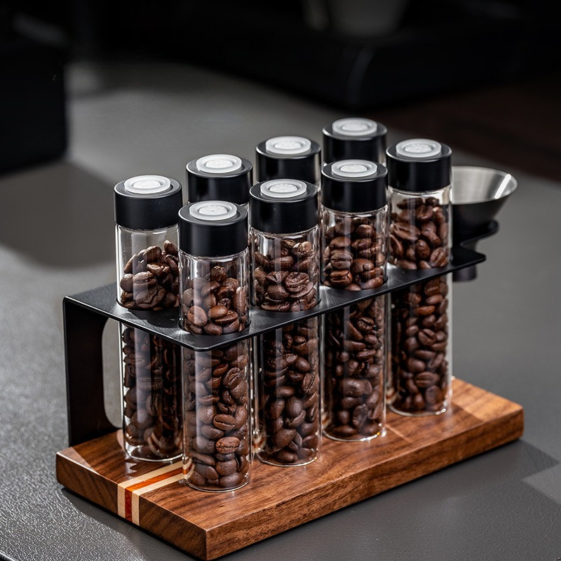Coffee Tea Jars - JUSTINLAU Cam Kahve Çekirdeği Saklama Kavanozları