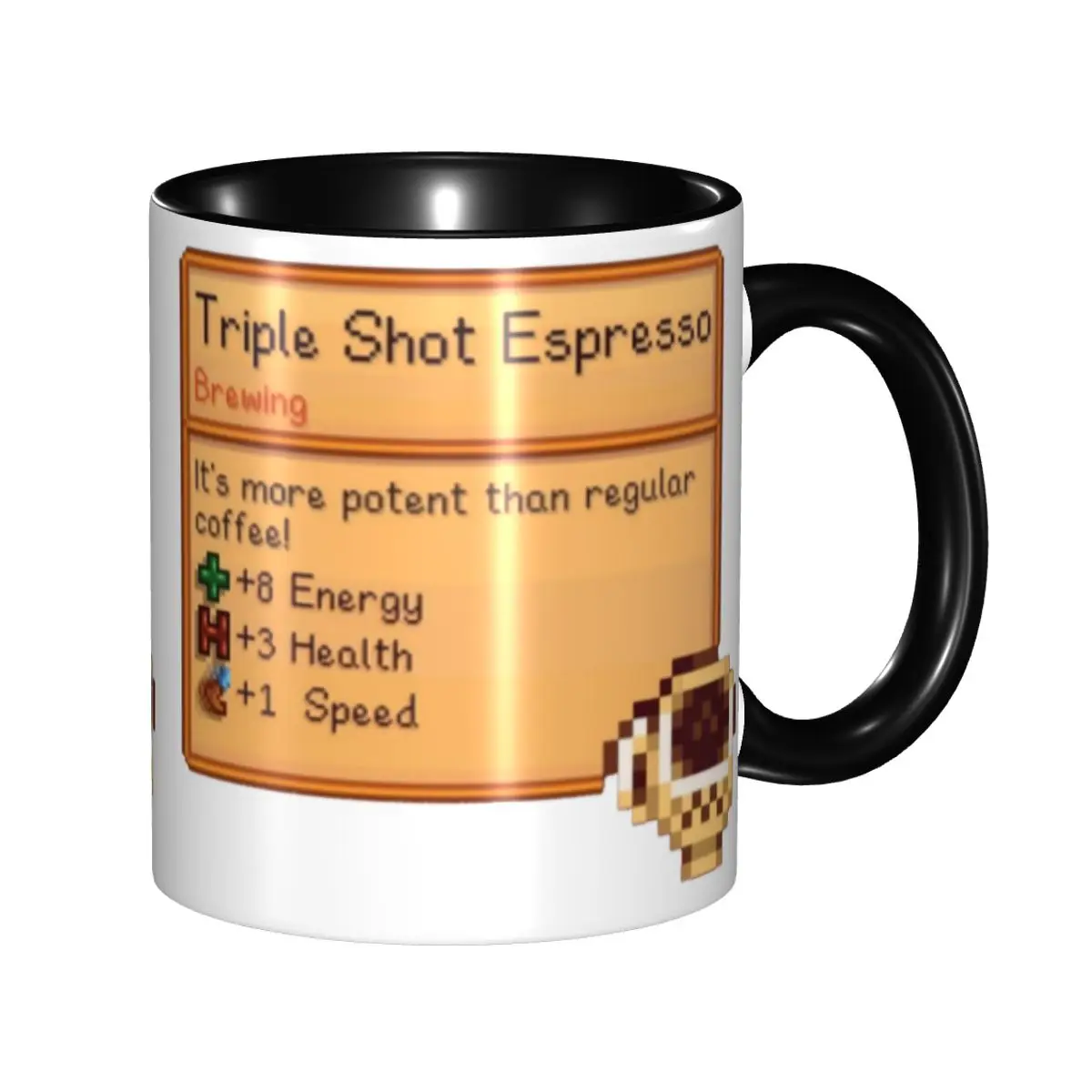 Valley Tea And Coffee - Stardew Valley Üçlü Espresso Kahve Kupası