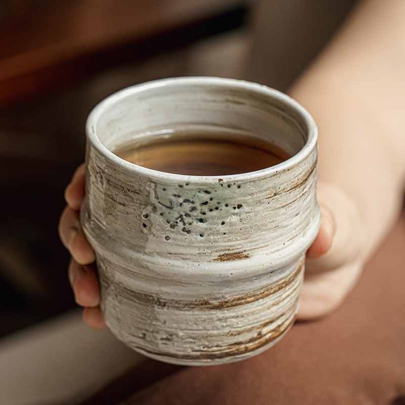 Coffee Tea Japan - Japon Kaba Seramik Kahve Fincanı Vintage