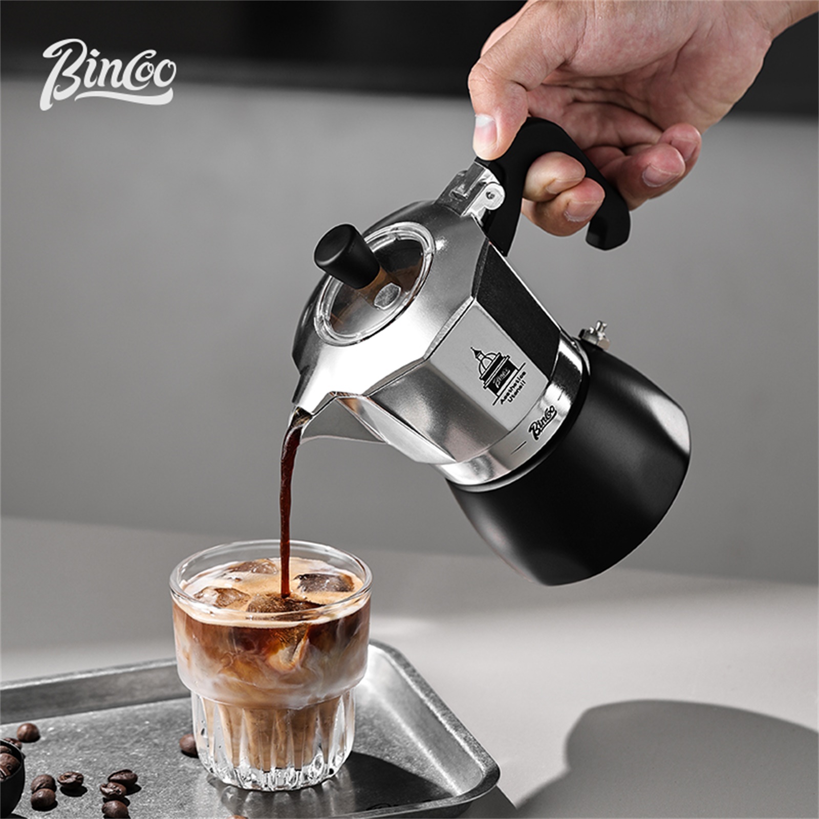 Coffee Tea Espresso - BINCOO Çift Valfli Moka Pot, Espresso
