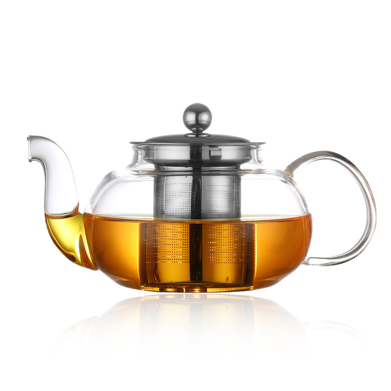 Coffee Tea Sugar Canister Set - 600/800 ml Isıya Dayanıklı Cam Demlik