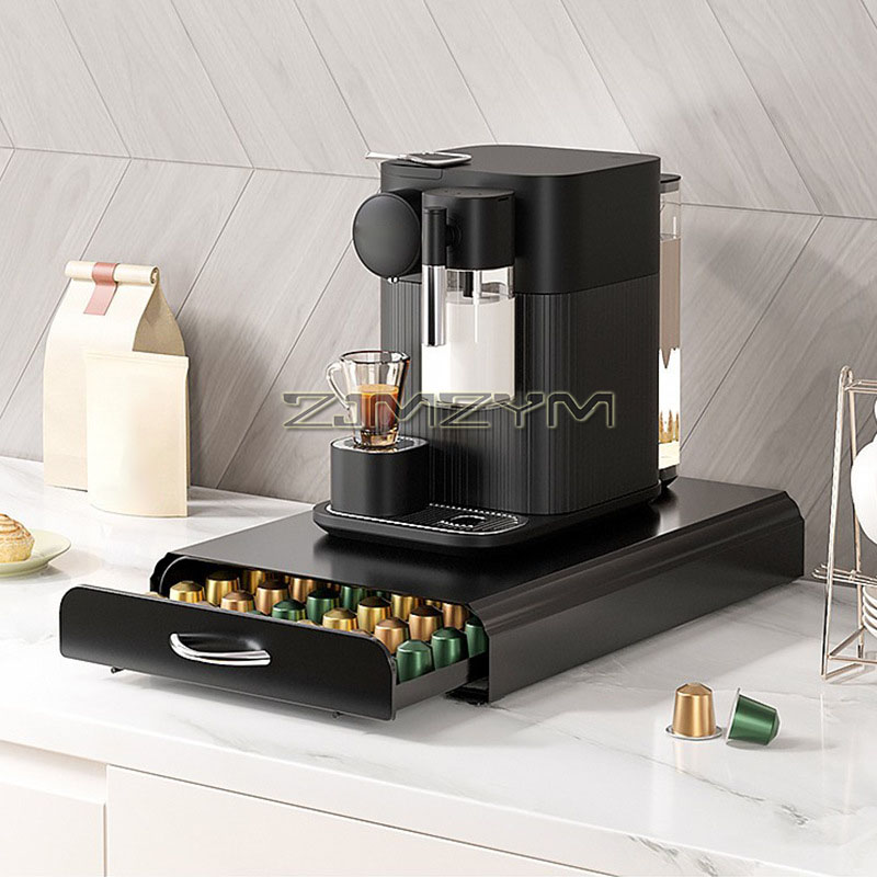 Coffee Capsule Holder - Kahve Kapsülü Rafı Masaüstü Çekmecesi Kahve