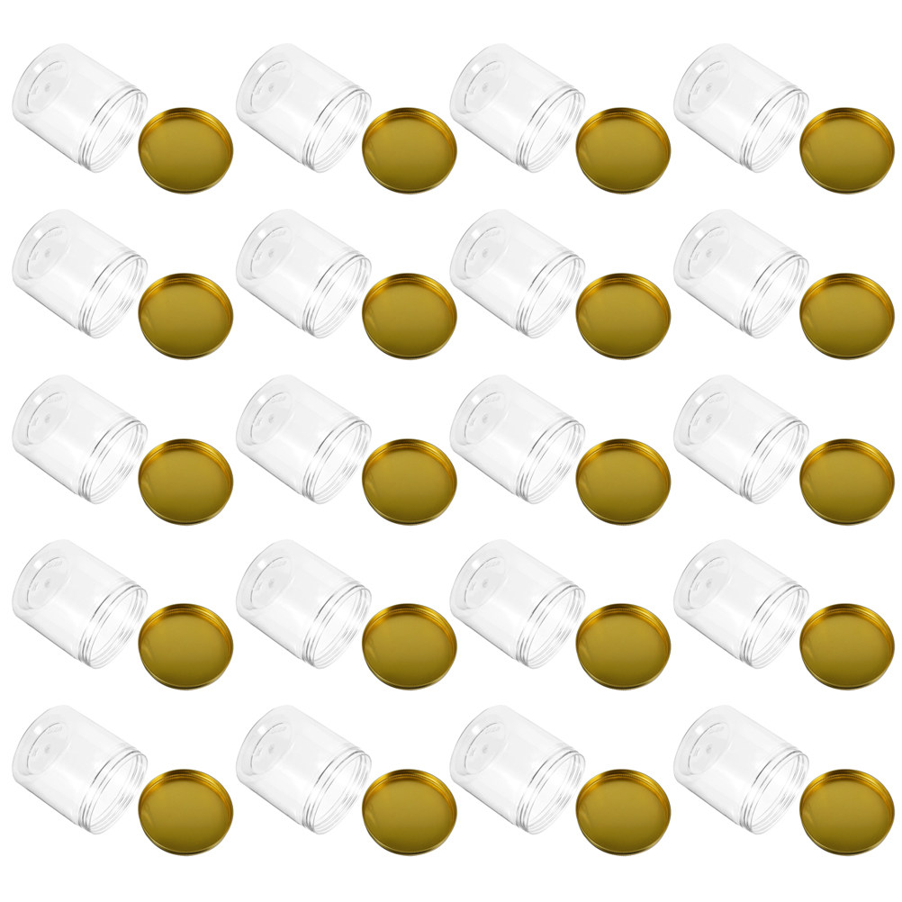 Coffee Tea Jars - 20 Adet Plastik Saklama Şişesi Şeffaf