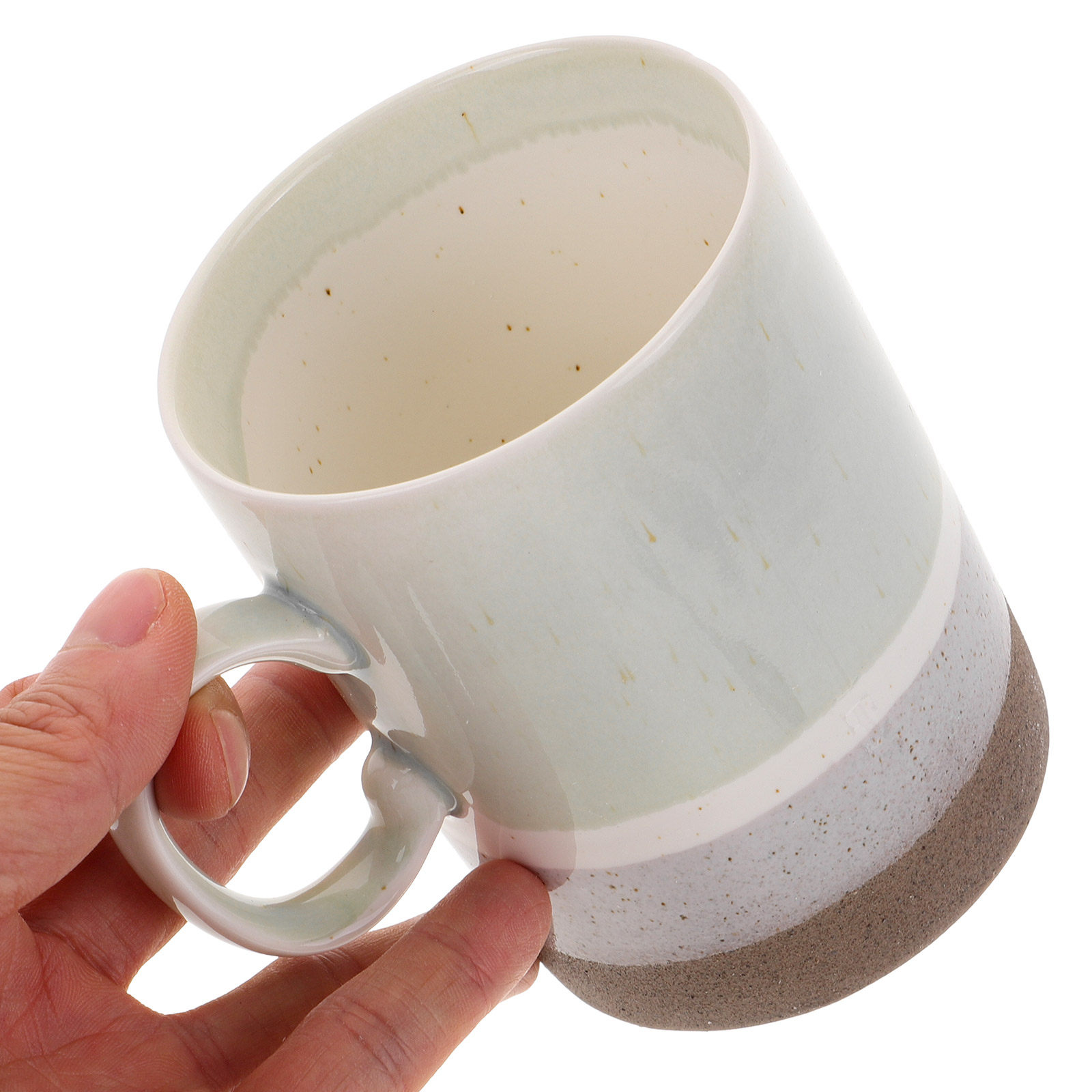 Coffee Tea And Cocoa - Saplı Seramik Kahve Kupası 16Oz Zarif