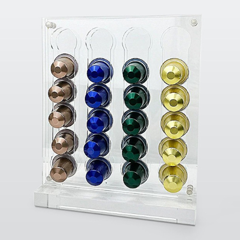 Coffee Capsule Holder - 40 Kapsül Kahve Kapsül Tutucu Akrilik