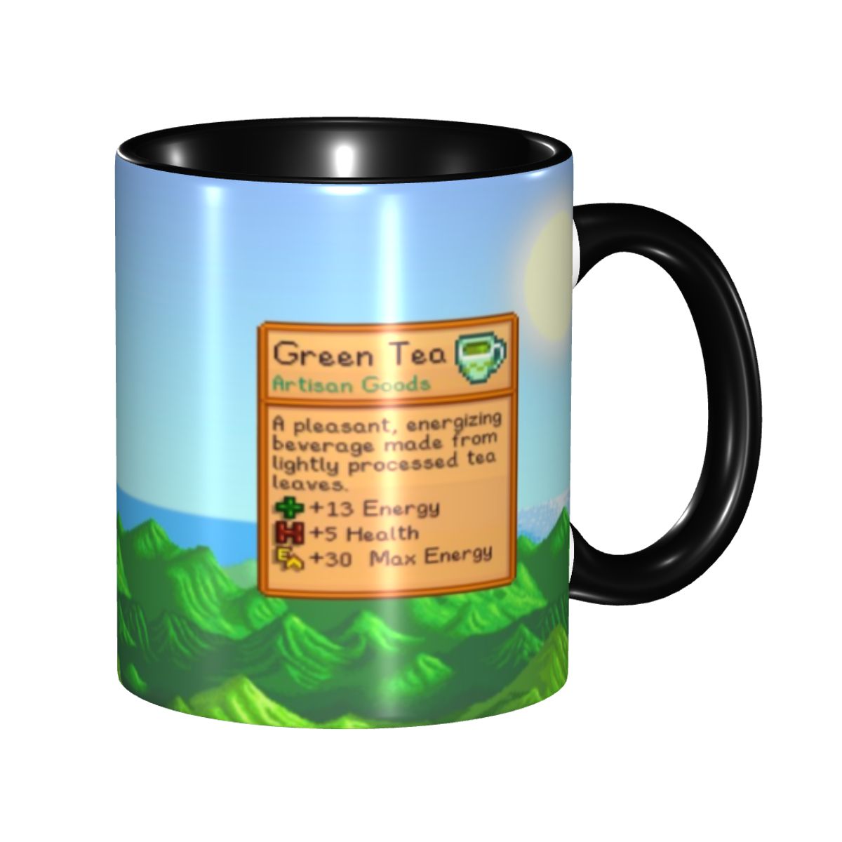 Valley Tea And Coffee - Özel Stardew Valley Yeşil Çay Kupaları