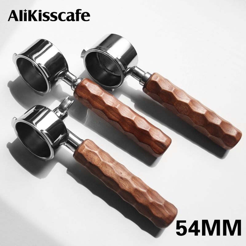 Coffee Tea Espresso - 54mm Kahve Dipsiz Portafilter Çift Borulu