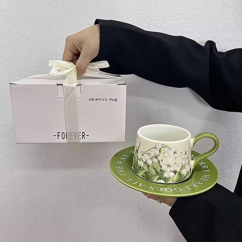 Vintage yağlı boya desenli müg - Valley Tea And Coffee incelemesi ve fiyatı