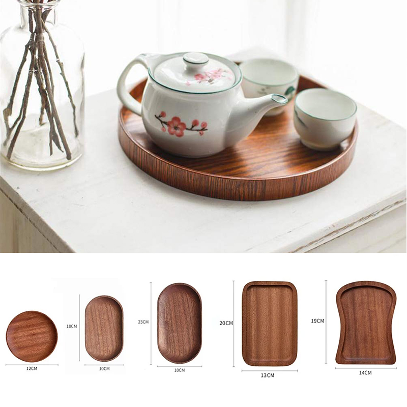 Ceviz Ahşap Tepsi Ins Rüzgar K - Coffee Tea Japan incelemesi ve fiyatı