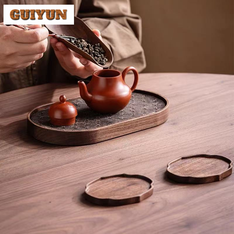 Siyah Ceviz Küçük Çay Tepsisi  - Coffee Tea Stand incelemesi ve fiyatı