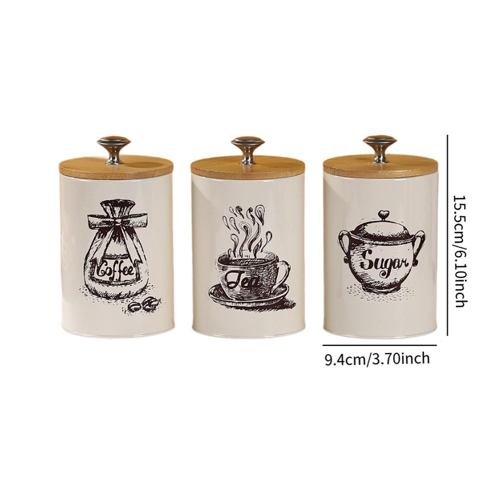 Çiftlik Evi Kahve Çay Şeker Sa - Coffee Tea Sugar Canister Set incelemesi ve fiyatı