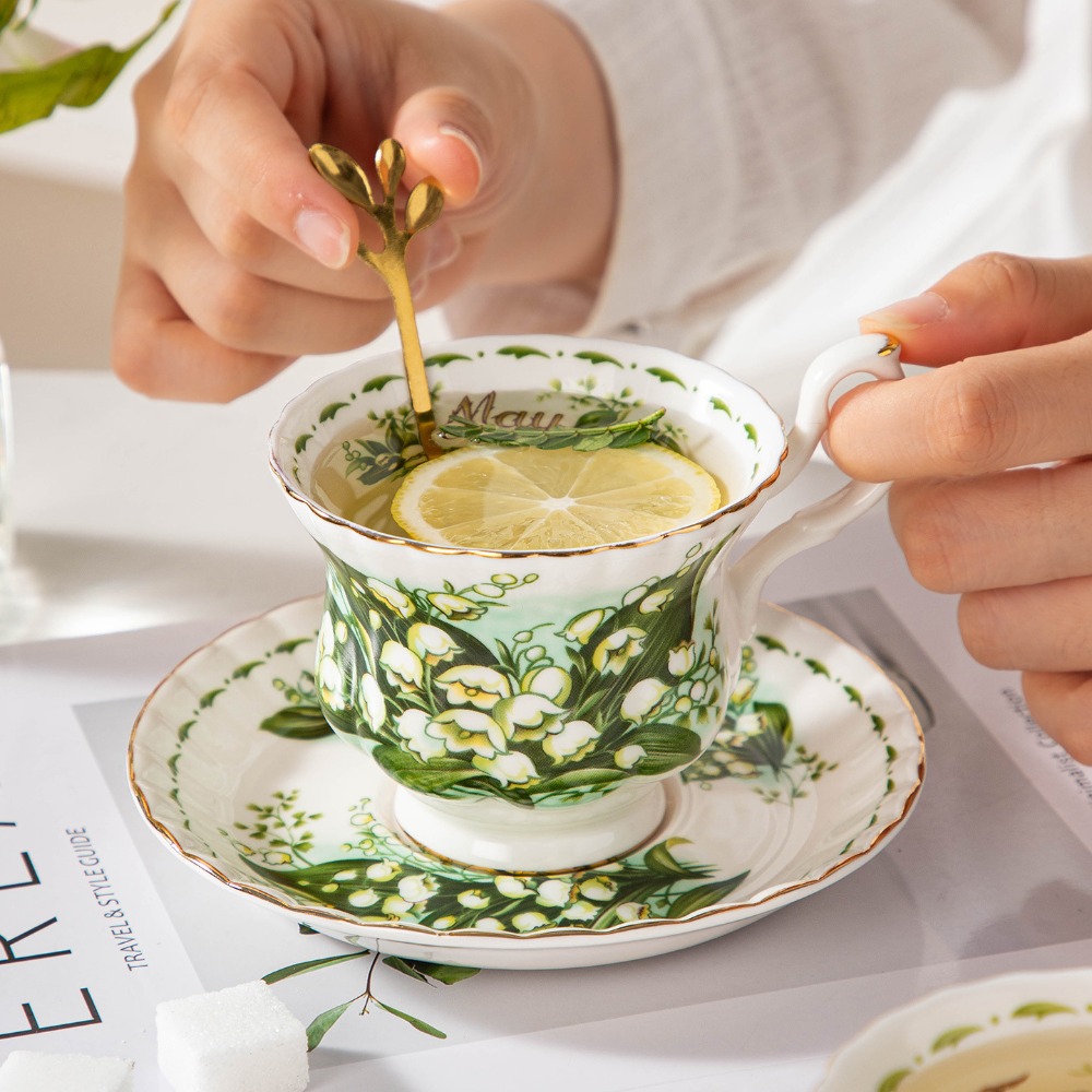 Vintage Çiçekli Porselen Kahve - Valley Tea And Coffee incelemesi ve fiyatı