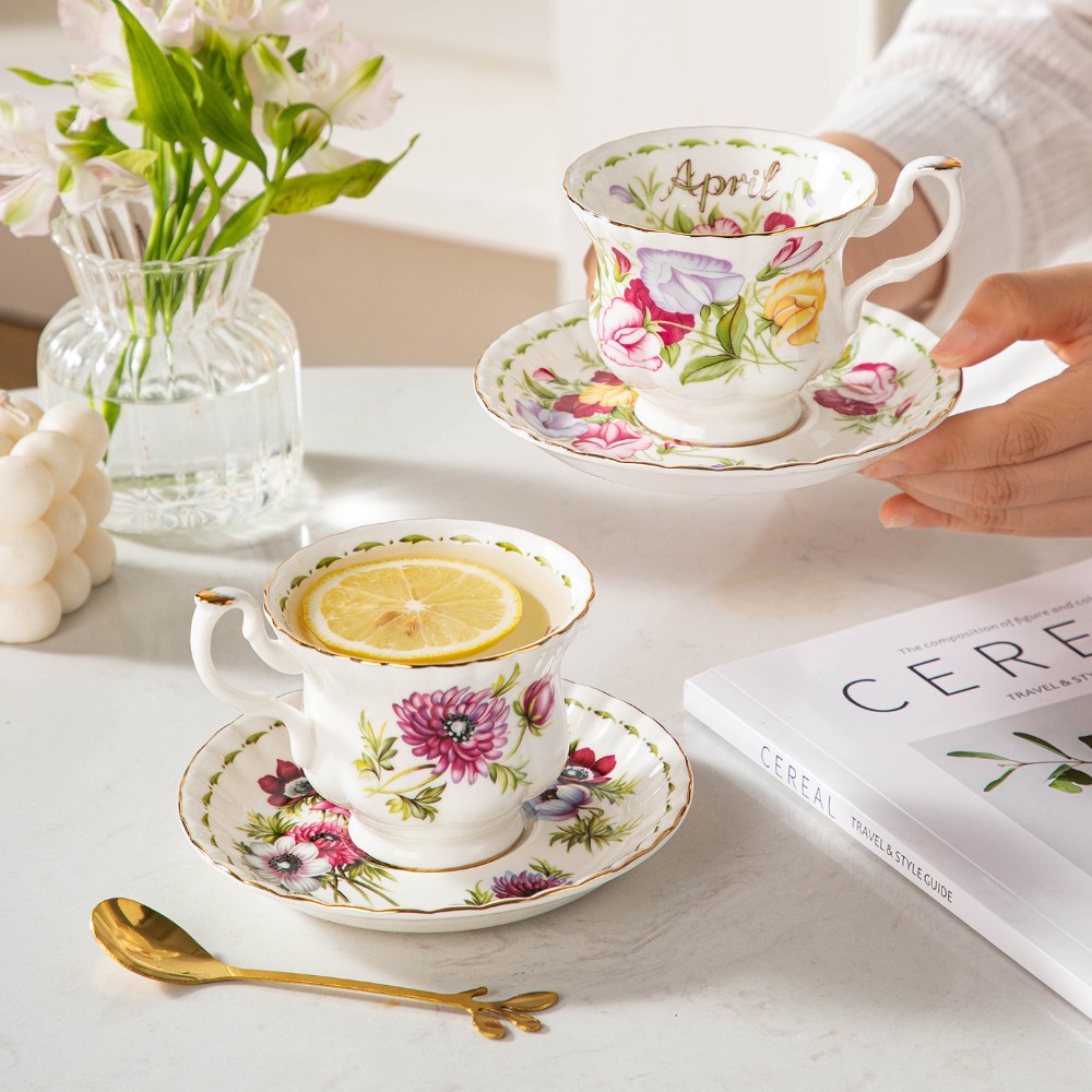 Vintage Çiçekli Porselen Kahve - Valley Tea And Coffee incelemesi ve fiyatı
