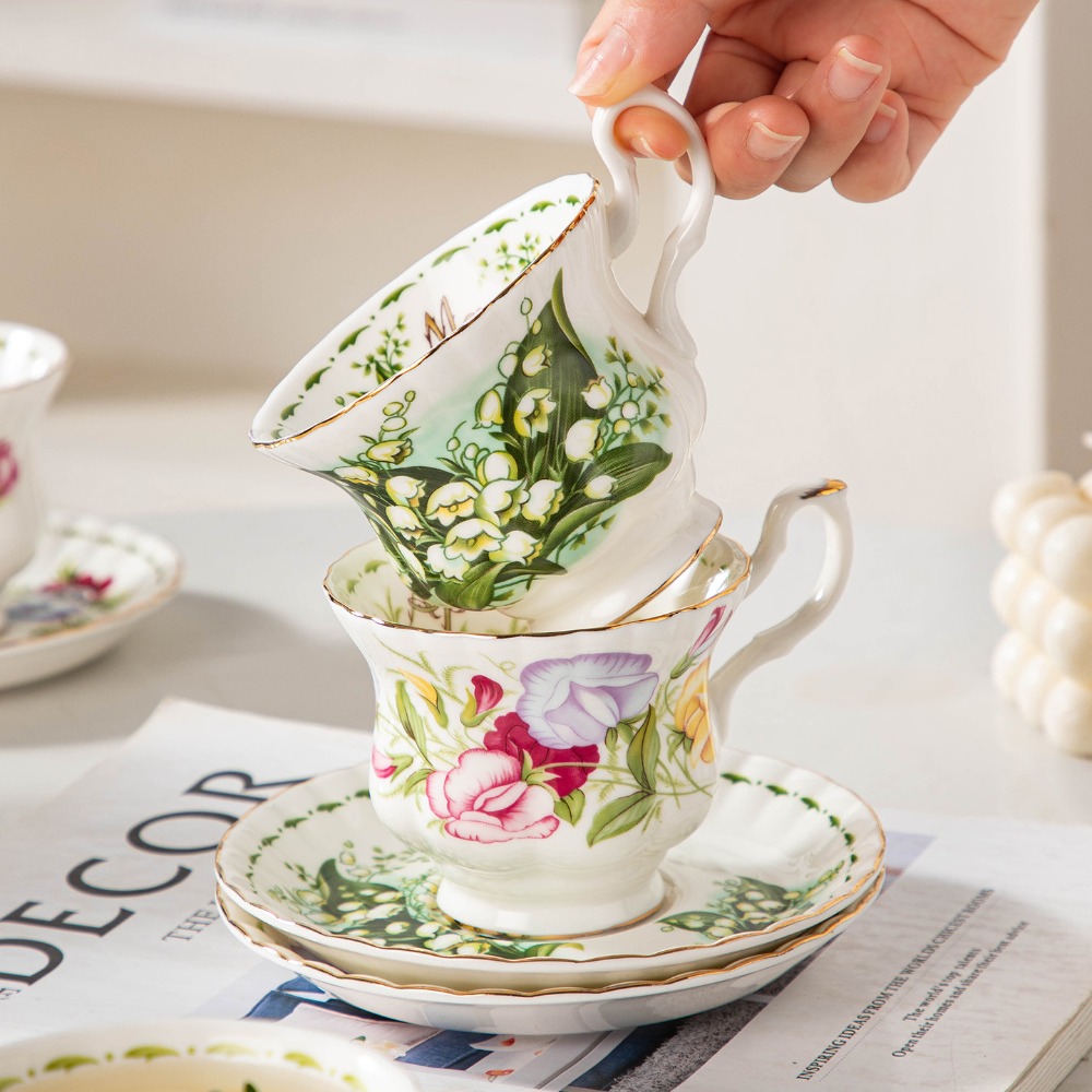Vintage Çiçekli Porselen Kahve - Valley Tea And Coffee incelemesi ve fiyatı