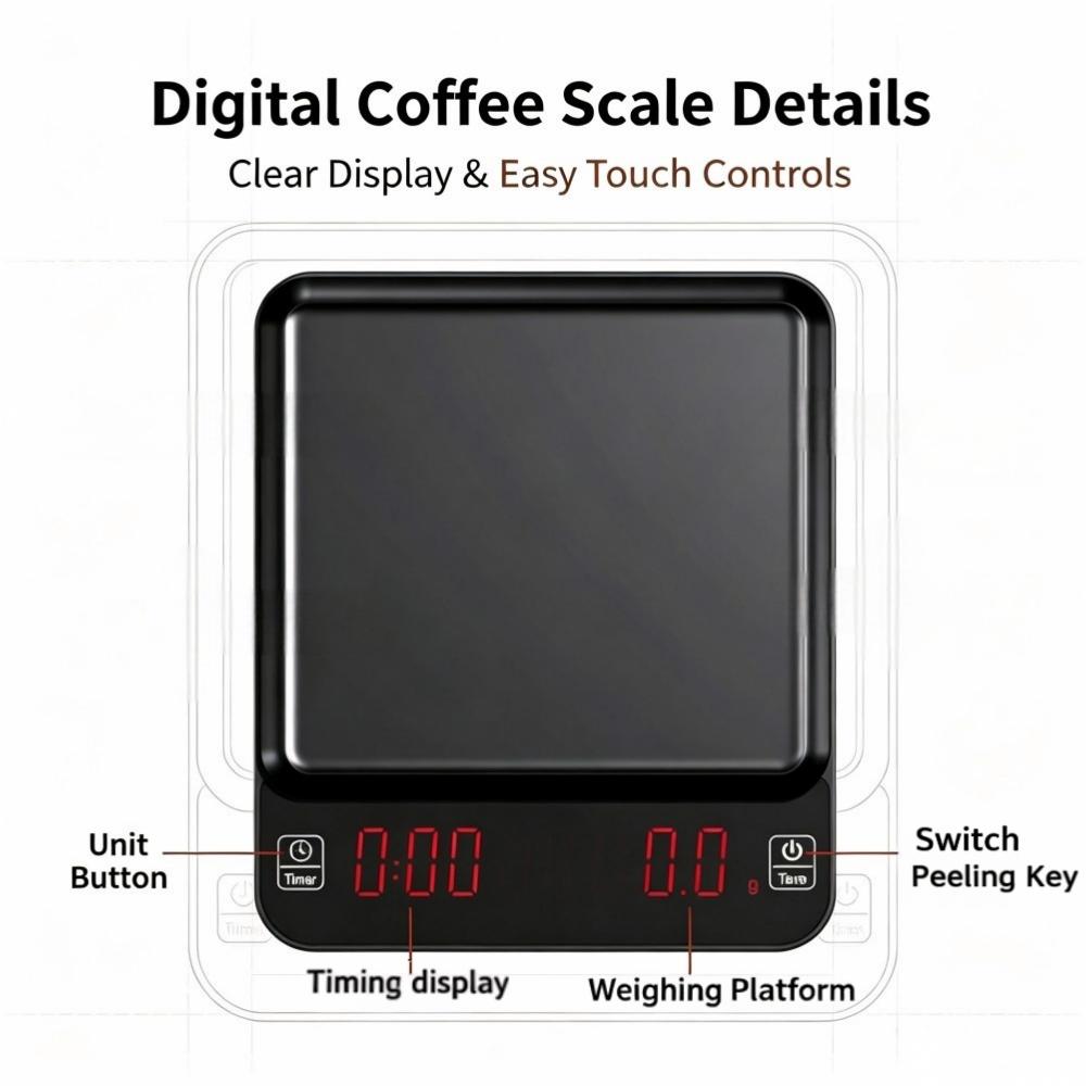 3kg/0.1g Yüksek Hassasiyetli D - Coffee&Tea House Menu incelemesi ve fiyatı