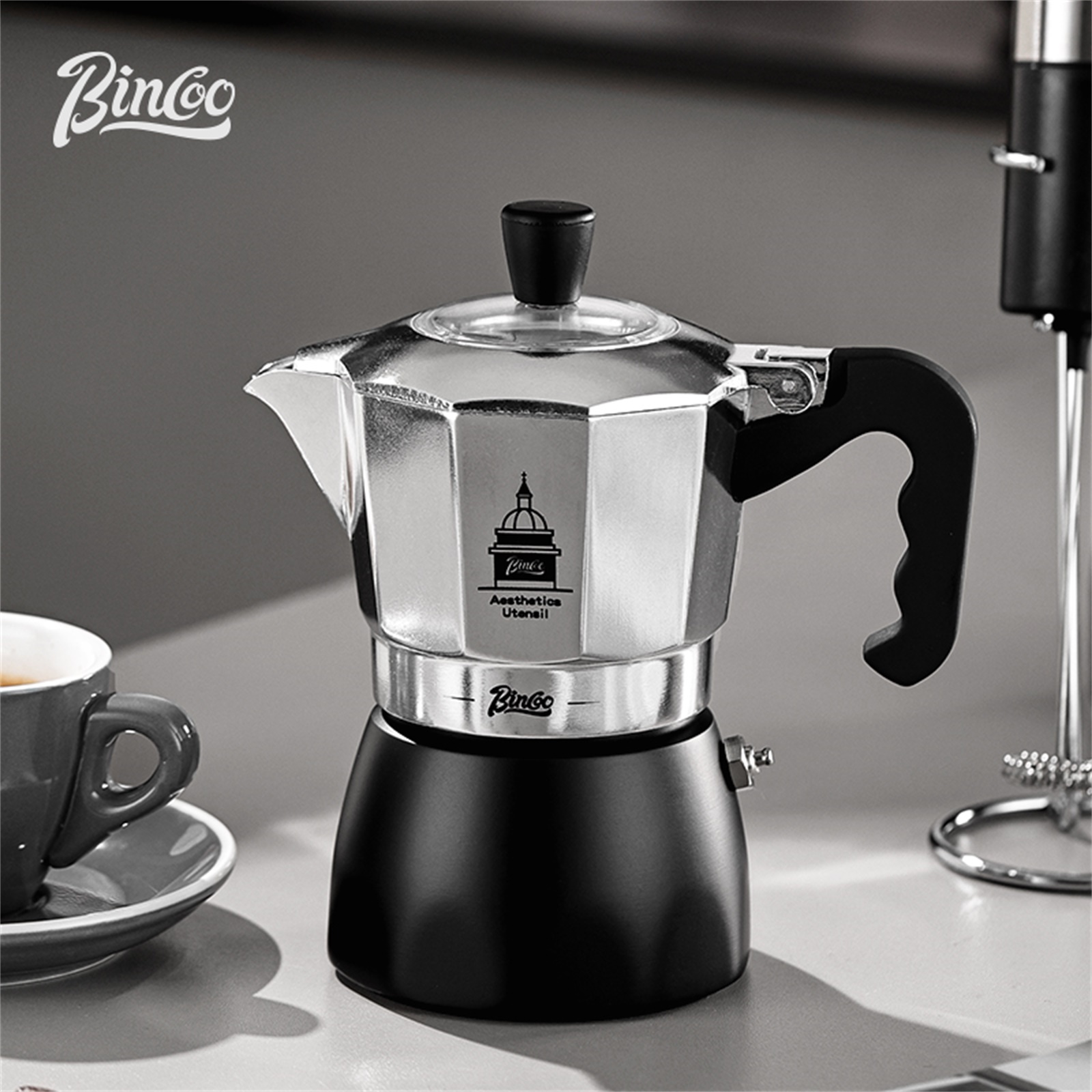 BINCOO Çift Valfli Moka Pot, E - Coffee Tea Espresso incelemesi ve fiyatı