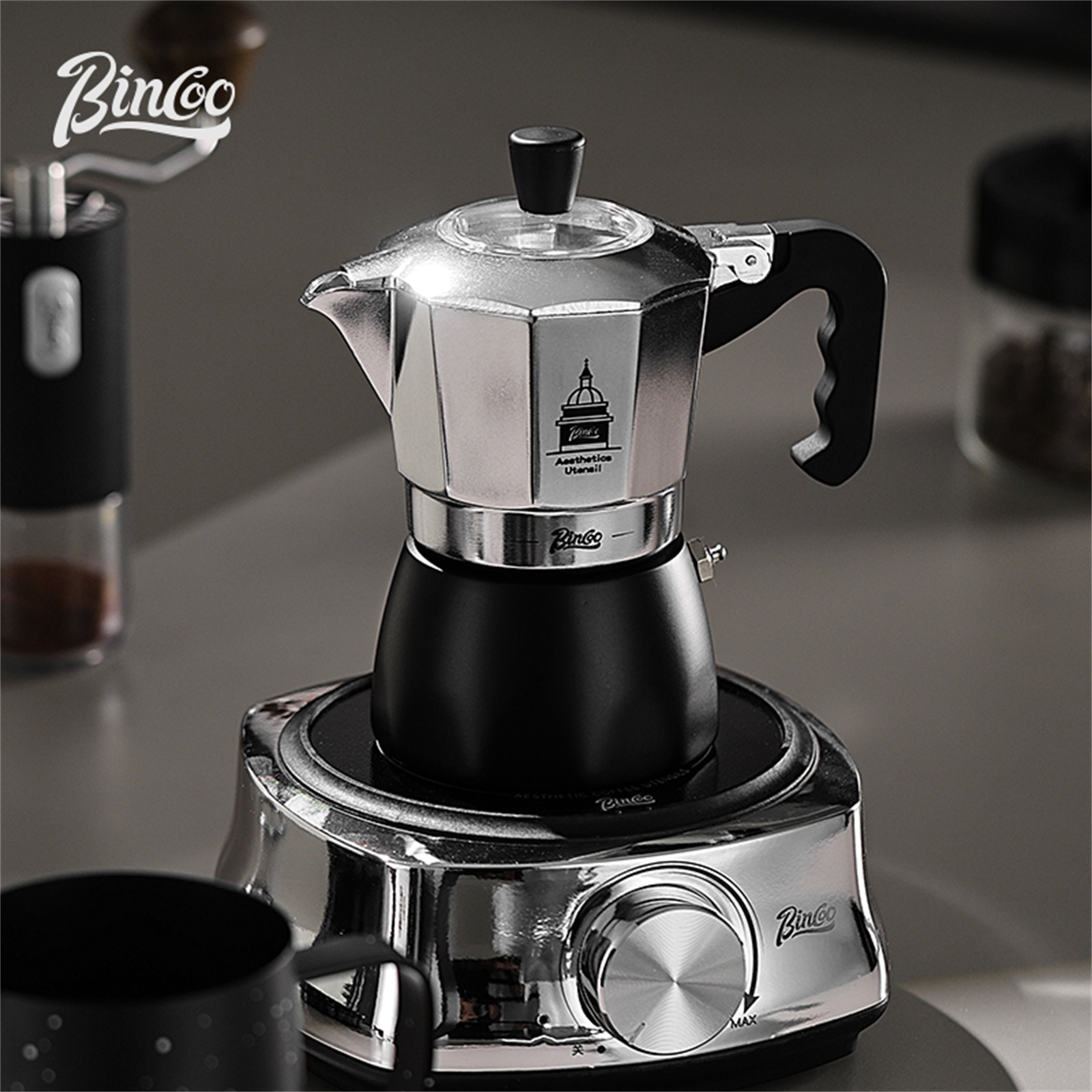 BINCOO Çift Valfli Moka Pot, E - Coffee Tea Espresso incelemesi ve fiyatı