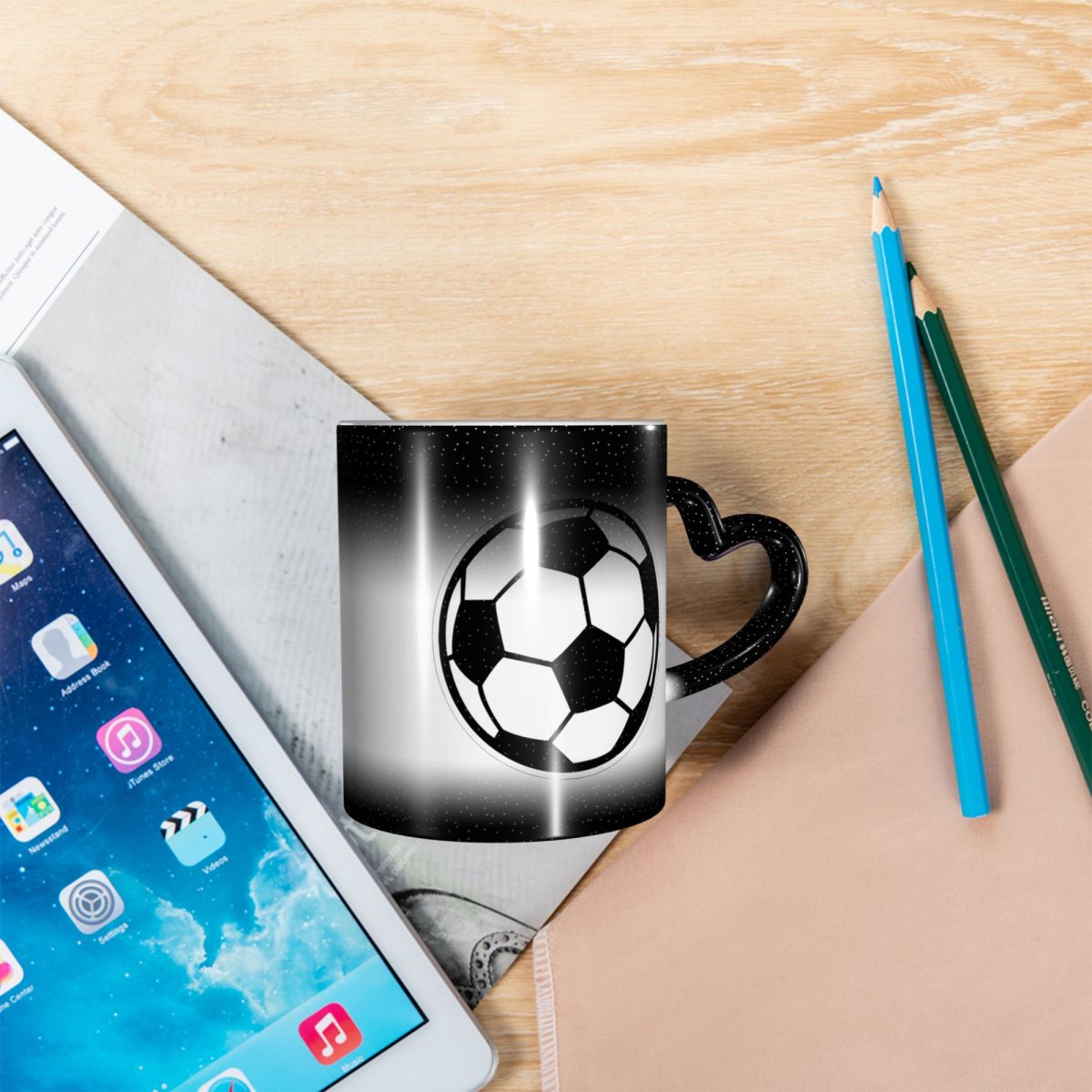 Futbol Topu Futbol Simgesi Kup - Coffee Tea Icon incelemesi ve fiyatı