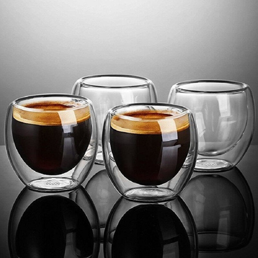 Çift Duvarlı Cam Kahve Kupalar - Coffee Tea And Cocoa incelemesi ve fiyatı