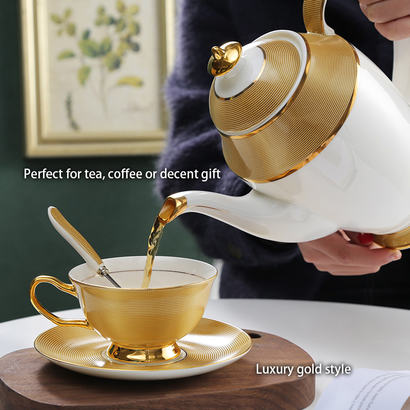 Lüks altın kemik çini kahve se - Coffee Tea Sugar incelemesi ve fiyatı