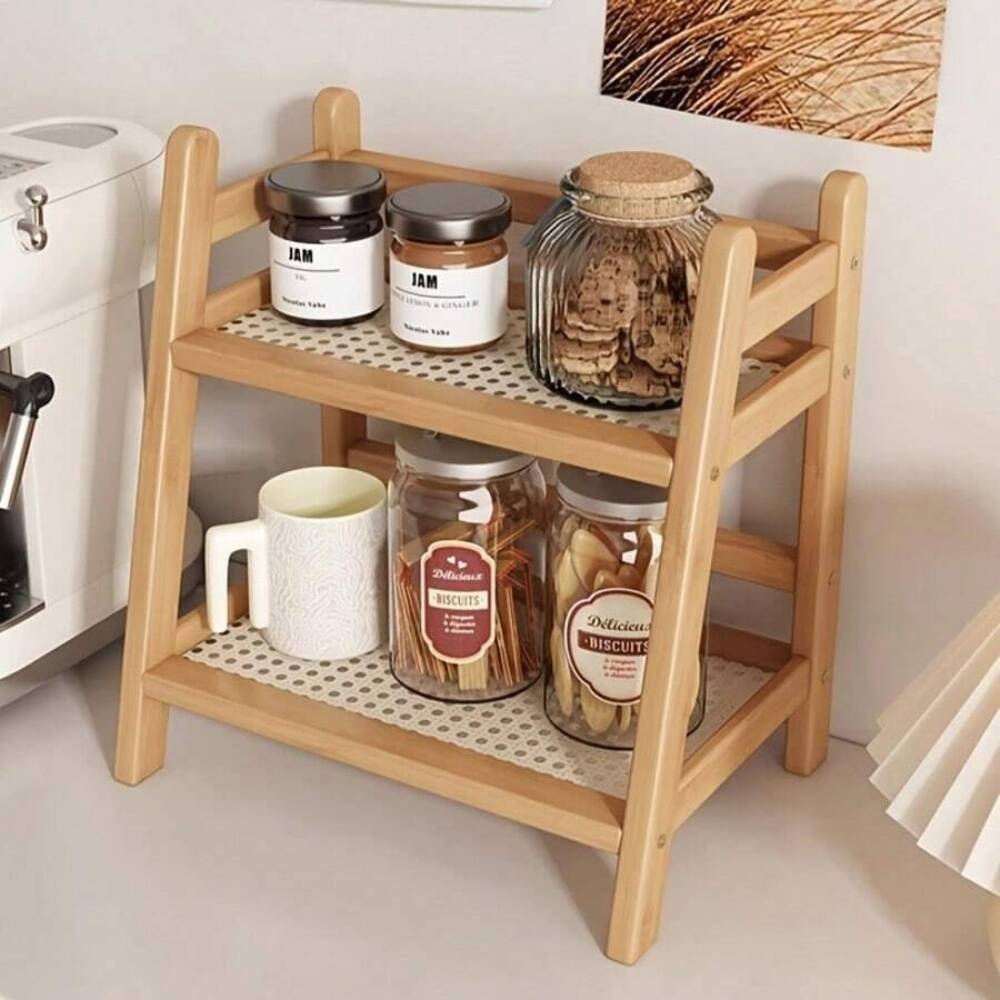 2 Katmanlı Bambu Tezgah Üstü D - Coffee Tea Stand incelemesi ve fiyatı