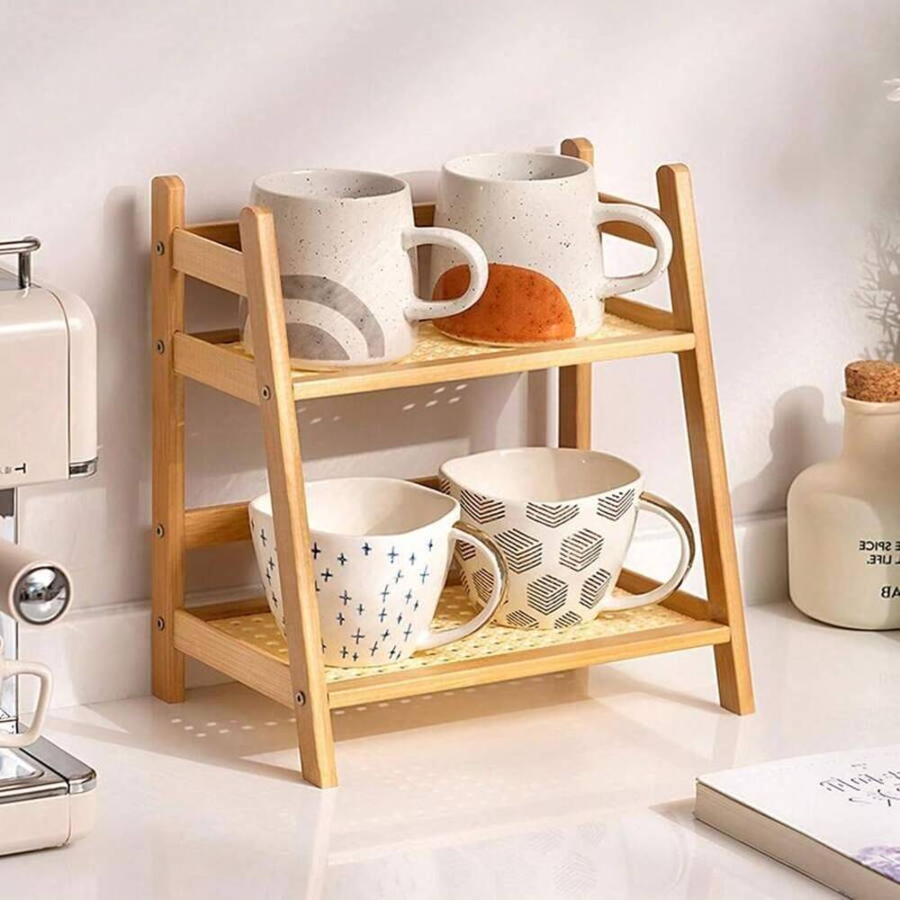2 Katmanlı Bambu Tezgah Üstü D - Coffee Tea Stand incelemesi ve fiyatı