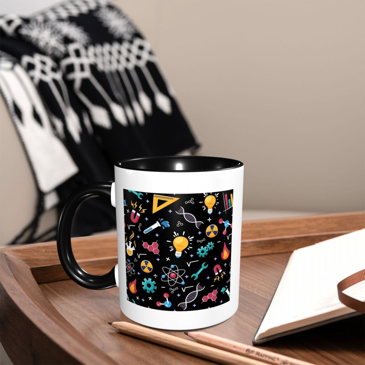 STEM Simgeleri Desen Bilim Müh - Coffee Tea Icon incelemesi ve fiyatı