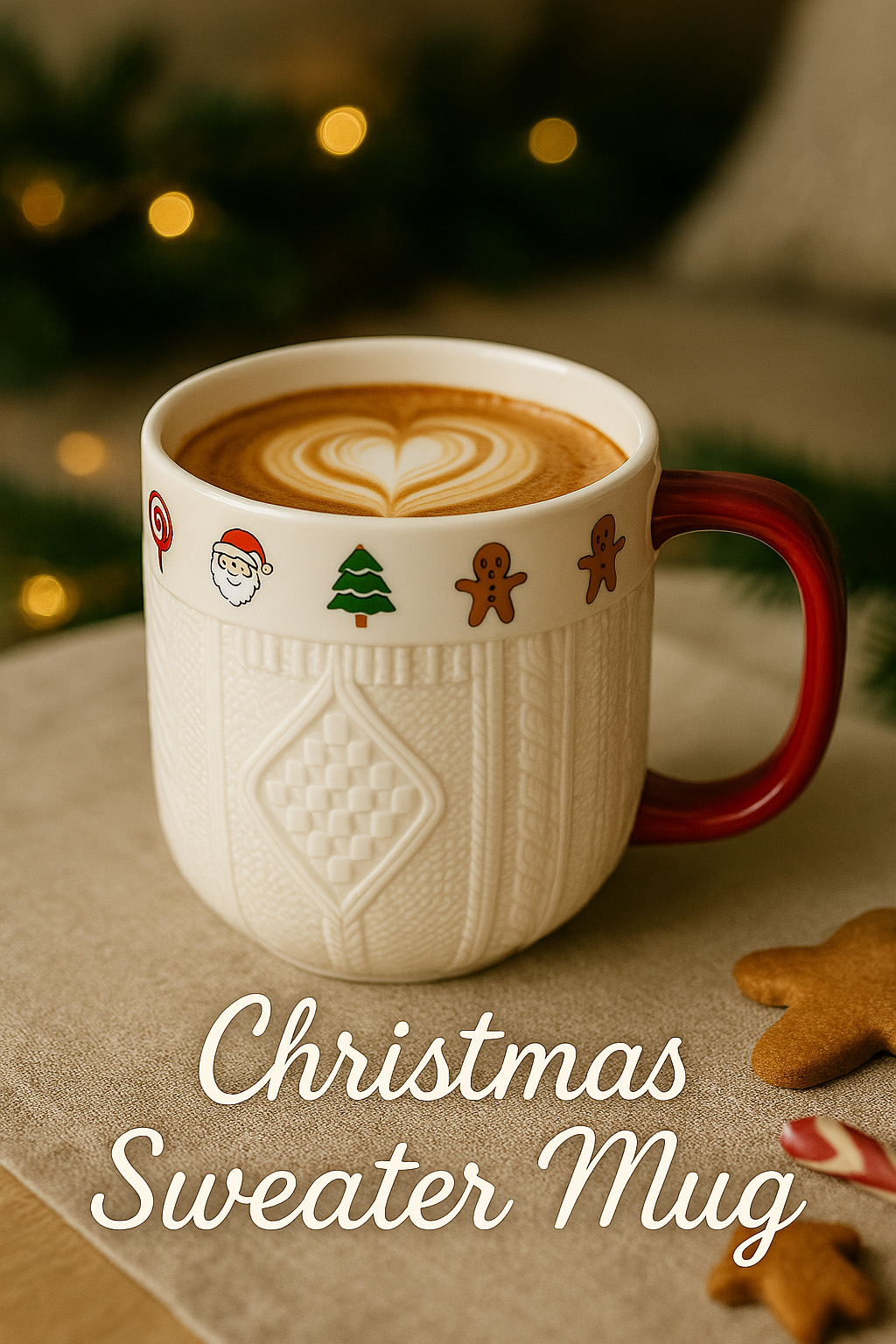 380ml Noel Kazak Seramik Kupa, - Coffee Tea Icon incelemesi ve fiyatı