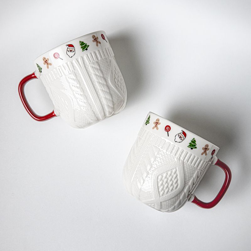 380ml Noel Kazak Seramik Kupa, - Coffee Tea Icon incelemesi ve fiyatı
