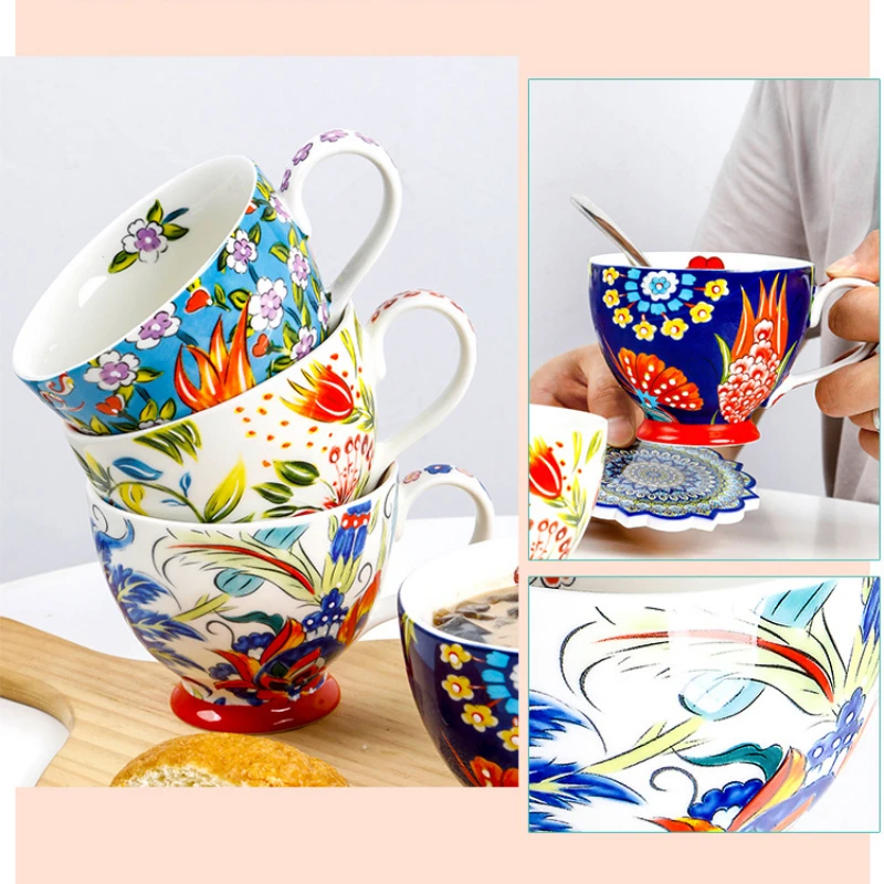 Renkli Çiçek Seramik Kahvaltı  - Coffee Tea And Cocoa incelemesi ve fiyatı