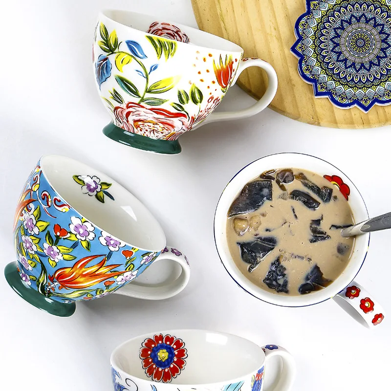 Renkli Çiçek Seramik Kahvaltı  - Coffee Tea And Cocoa incelemesi ve fiyatı