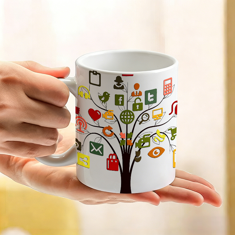 Teknoloji Simgesi Yaratıcı Ağa - Coffee Tea Icon incelemesi ve fiyatı