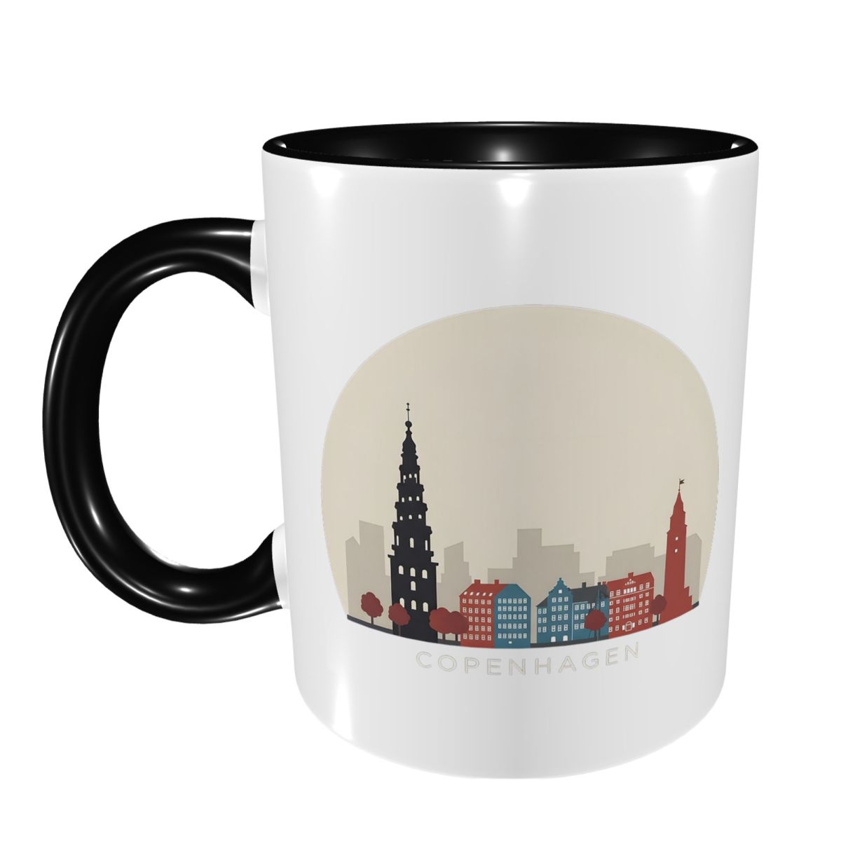 Kopenhag Seyahat Simgesi Kupa  - Coffee Tea Icon incelemesi ve fiyatı