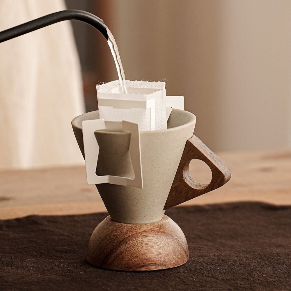 Kaba Seramik Üçgen Koni Kupa R - Coffee Tea Stand incelemesi ve fiyatı