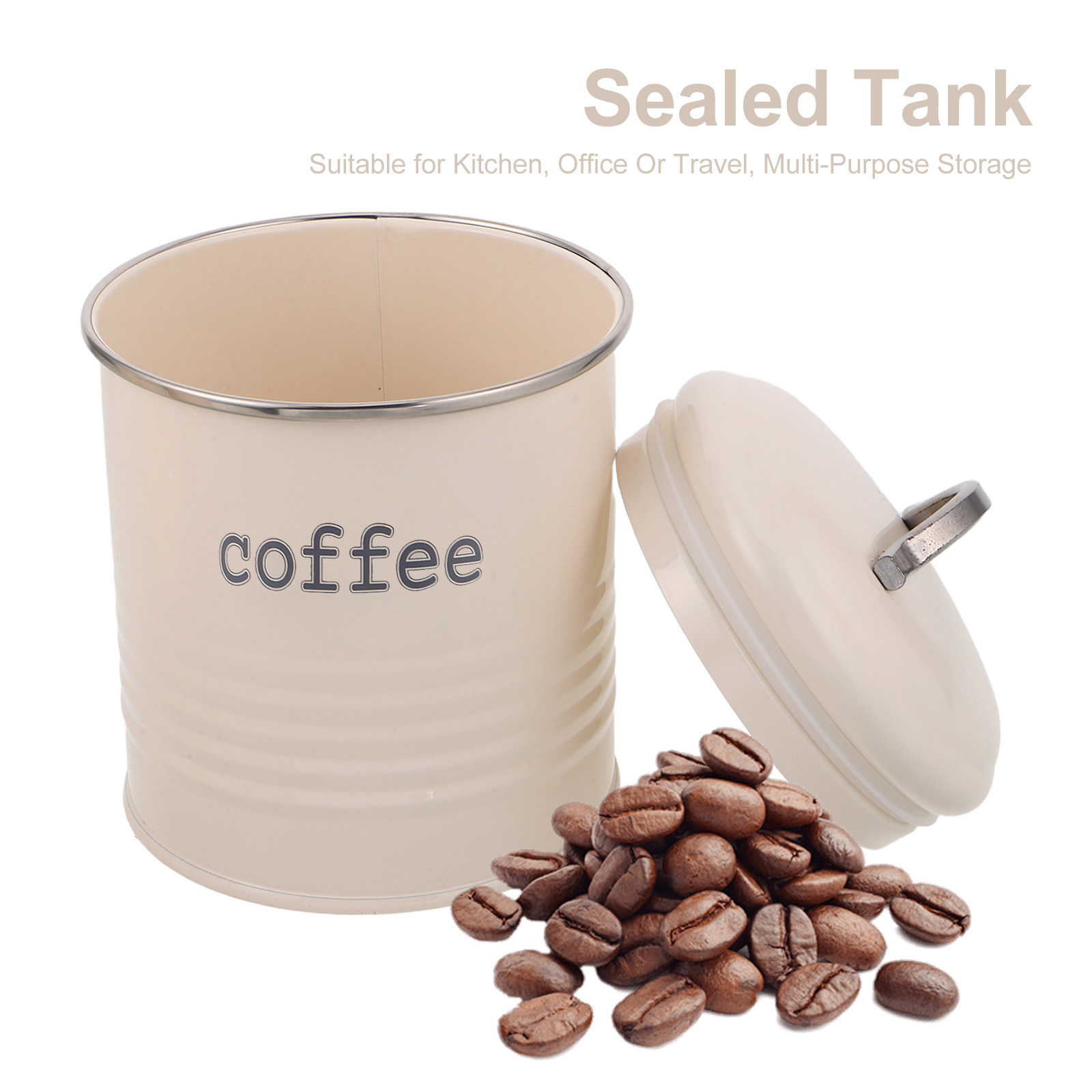 3 adet mühürlü kahve çekirdeği - Coffee Tea Sugar Canister Set incelemesi ve fiyatı